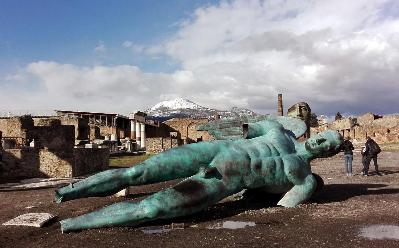 Hotel Il Santuario - Pompei Pompeji Eksteriør billede